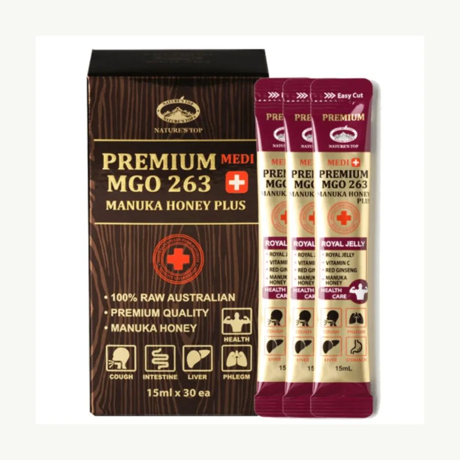 Nature's Top Premium MGO 263 Manuka Honey Plus Royal Jelly
